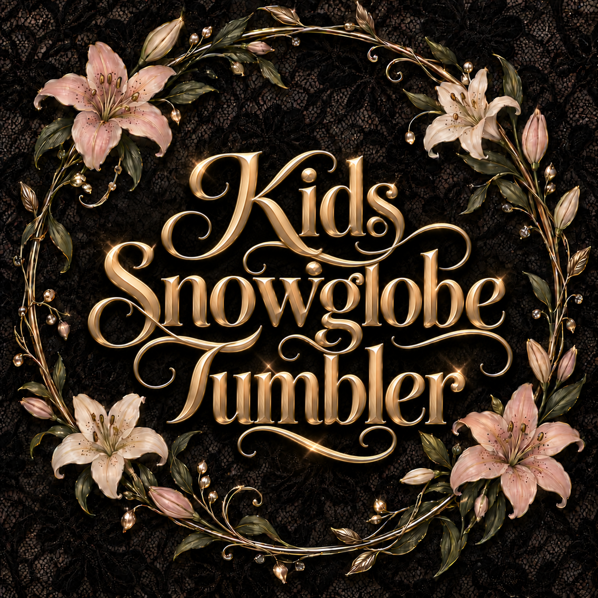 Snowglobe Tumbler- (10 oz Kids)✨